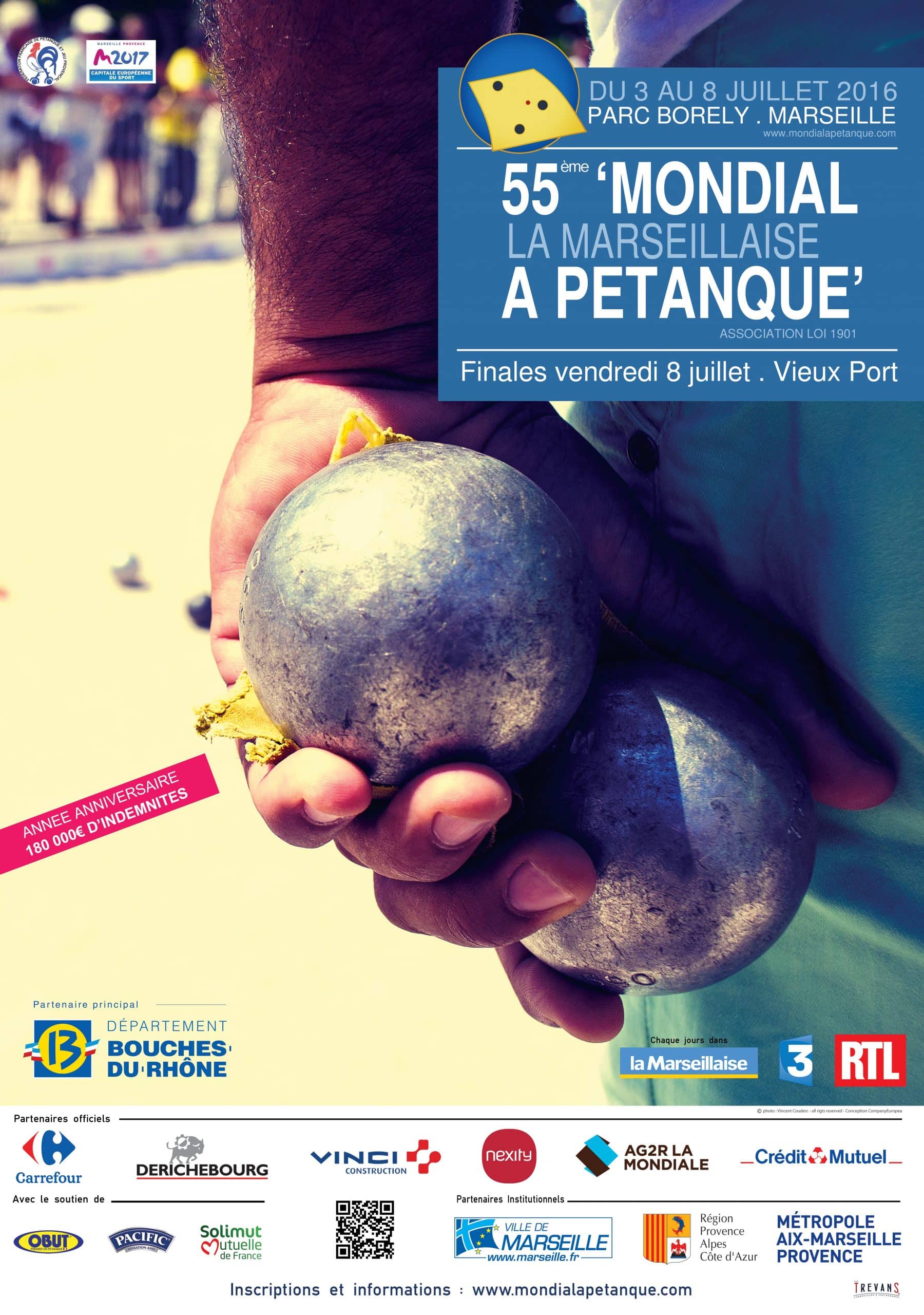 Mondial La Marseillaise à pétanque, Marseille Heymann Associés